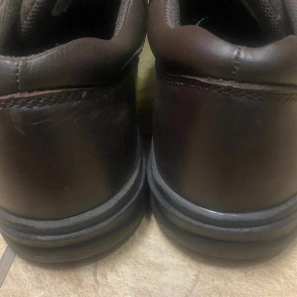 Hunter's Bay Brown Leather Size 9.5 Oxfords Career Wedding Guest Business